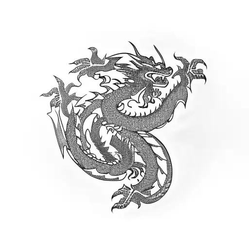 Dragon Wrap Around The Calf