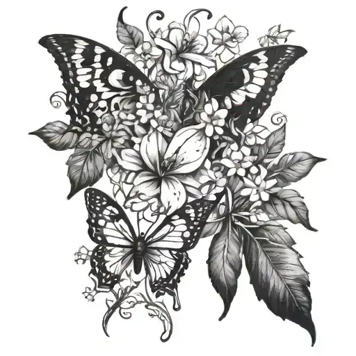 The Last Of Us Butterfly And Plant Growing