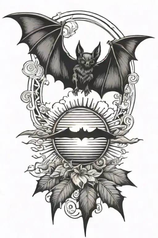 Bat Against The Rising Sun