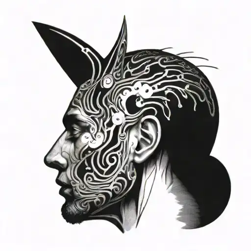 Galaxy Human Head Without Face