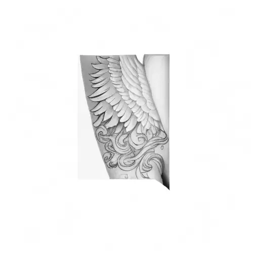 A Drawing Of An Angel