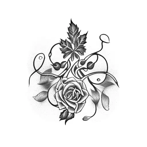 Vine On Back Of Hand