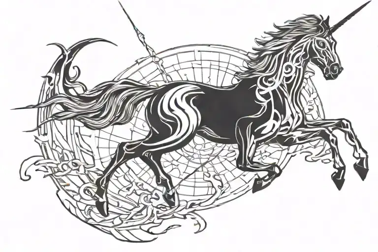 Sagittarius Lightning Striking