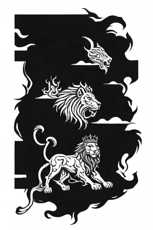 King And Lion