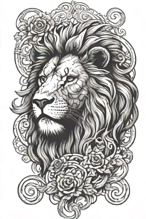 Arm Choking Out Lion Head