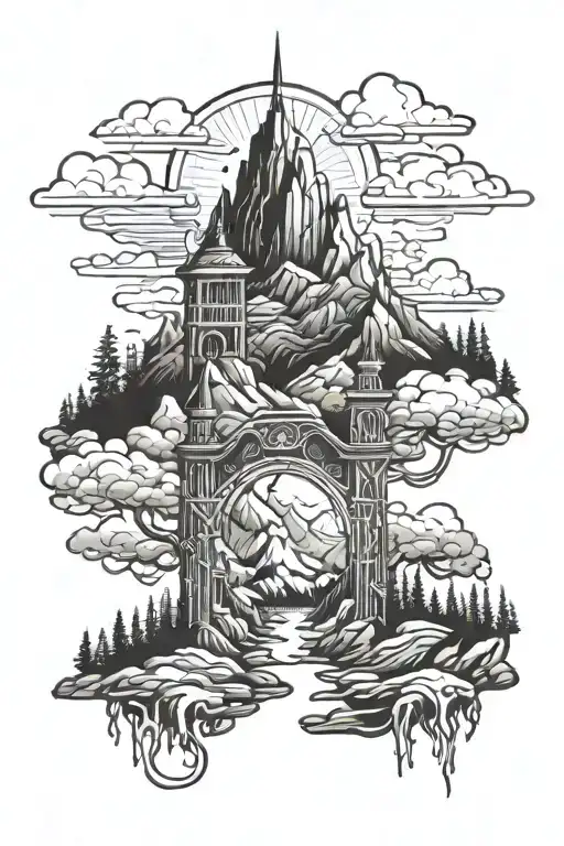 Mountain Heaven Gates