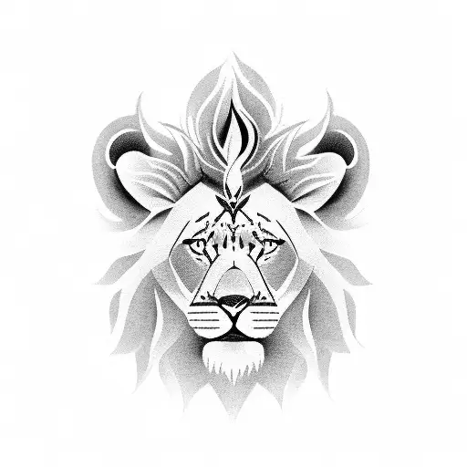 Lord Shiva With Lion Diffusion