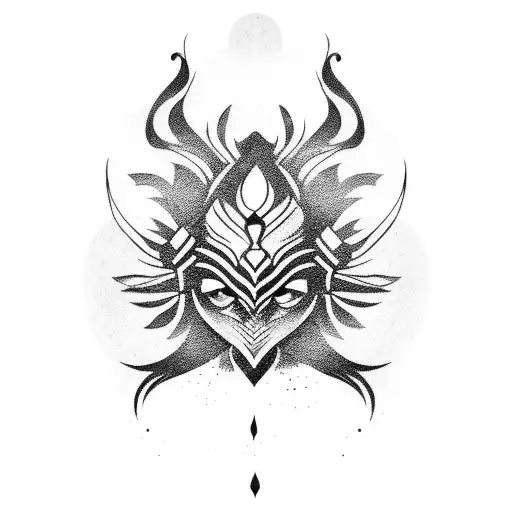 Sinhala Traditional Warrior Mask