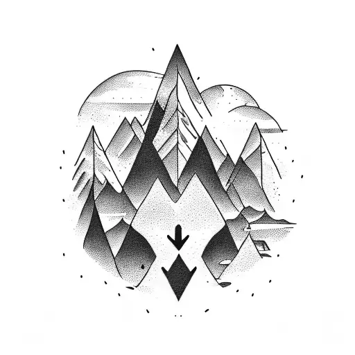 Semicolon And Mountains