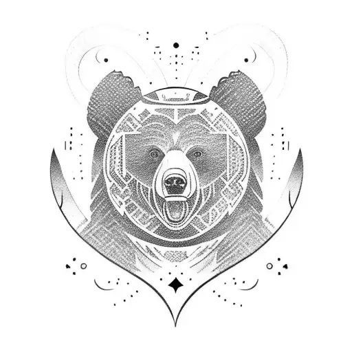 Combining Nordic Runes With Bear Imagery