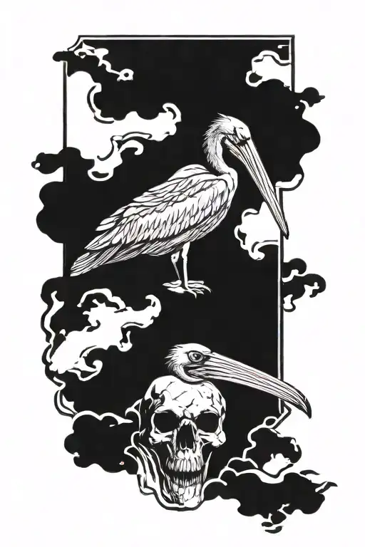 Pelican Skull
