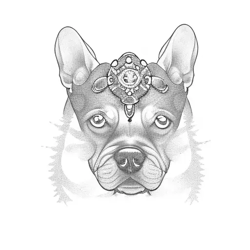 Dog Paw With Beads Falling Off For Under Sternum