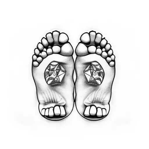 Photo Of The Foot Of A Baby With The Enzo