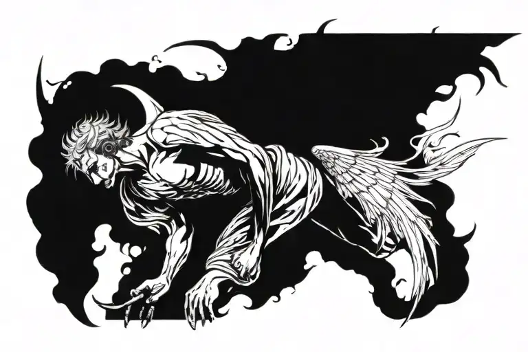 Lucifer The Fallen Angel Falling From Heaven