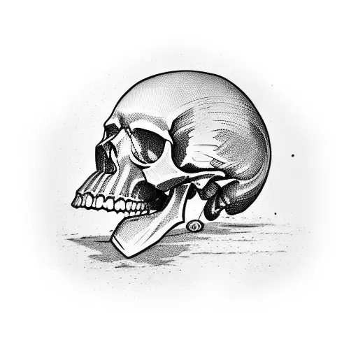 Skull Pharaoh Tattoo