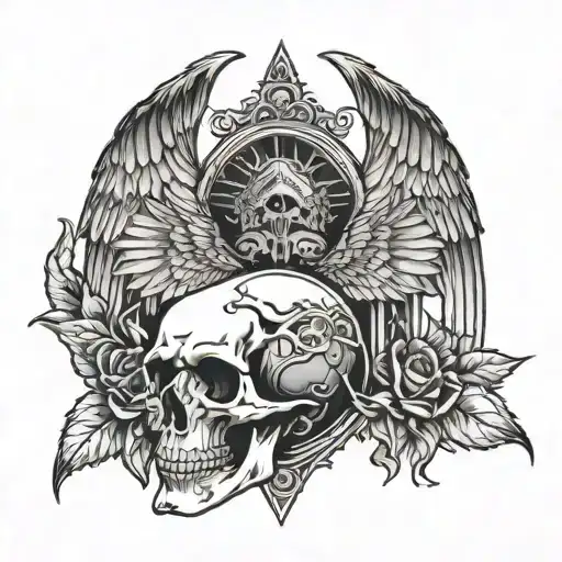 Skull And Wings