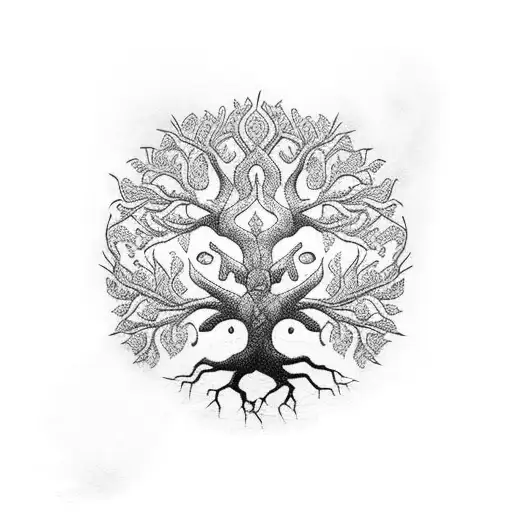 Tree Of Life Half Death
