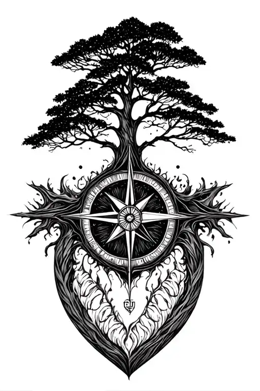 Trees And Compass