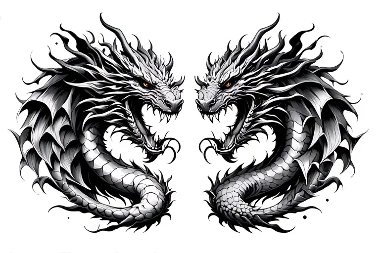 Two Dragon Wrapped