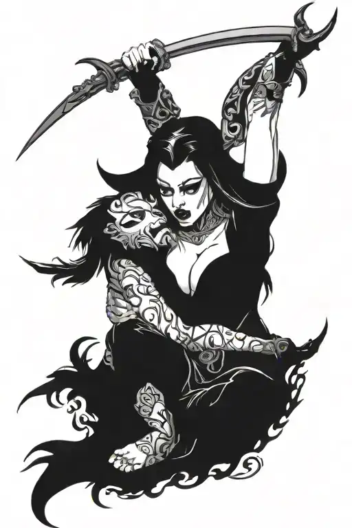 Women Sexy Evil Desire Power