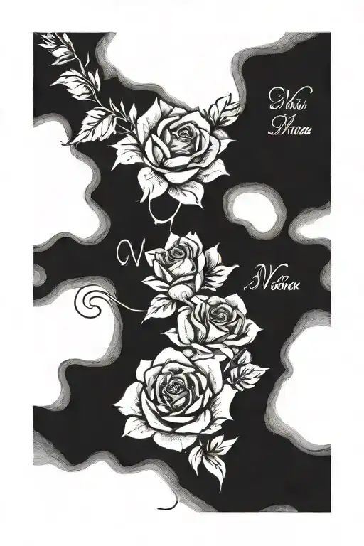 On My Right Fore Arm The Name Of My Mother Nena In A Beutiful Writing