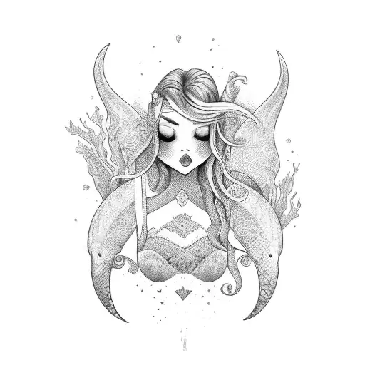 Mermaid With Name Arielle