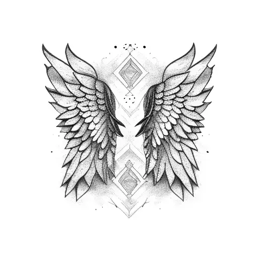 Chest Angel Wings