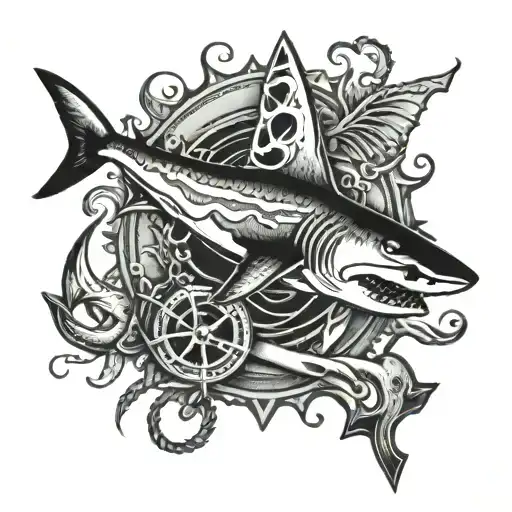 Shark And Anchor
