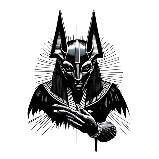 Anubis God Atlas Holding