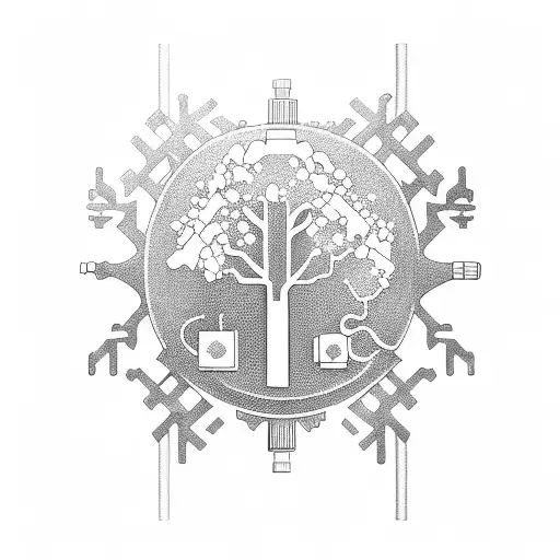 Tree Motherboard Circuit