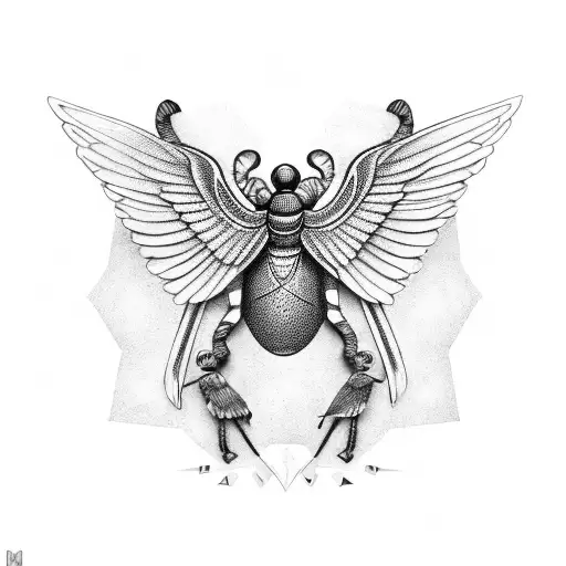 Egyptian Winged Scarab