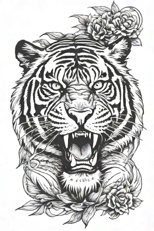 Sabor Tooth Tiger Head Full Body Wearing