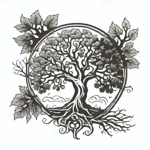 Tree Of Life Forestry Element Symbol