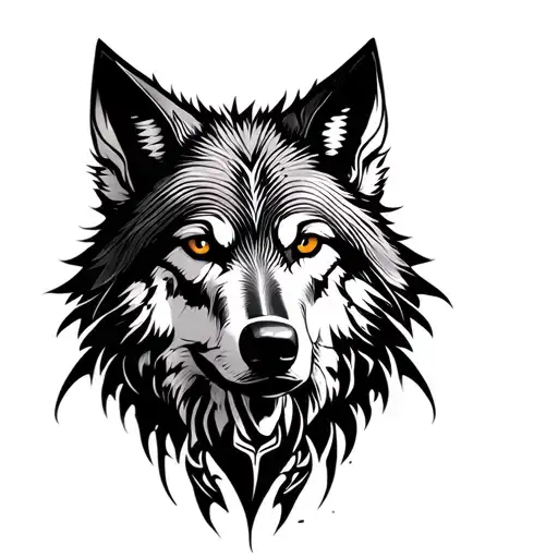 Tribal Wolf