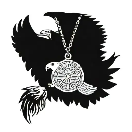 Saint Benedict Medal With An Eagle