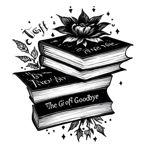 The Words The Gift Of Goodbye With A Book And A Wishblow