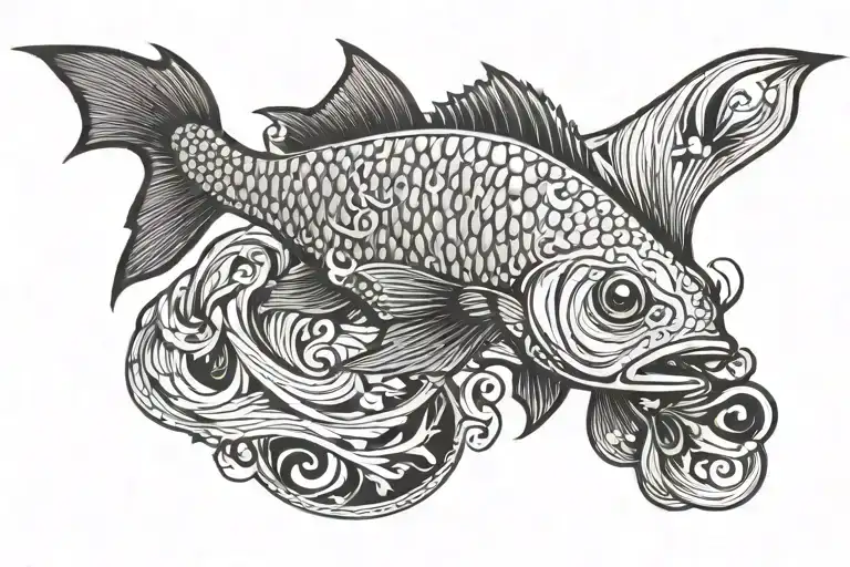 A Skateboarding Fish