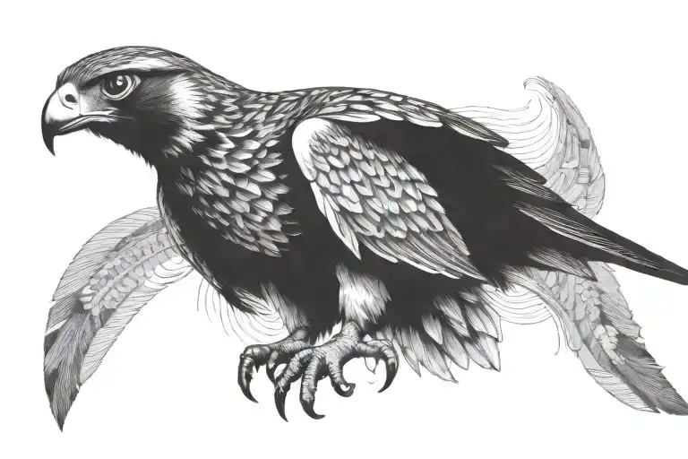 Falcon Diving Arrow Pointer