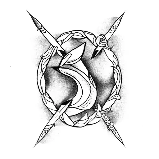 Arrow With A Lily Of The Valley