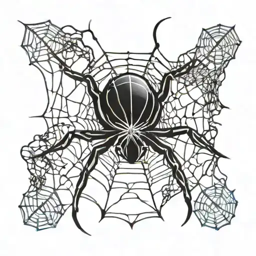 Incorporate Spider Webs Into A Unique Design With A Military Theme To Honor Your Veteran Background