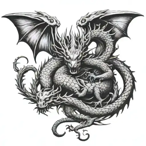 Dragon Mother And Child