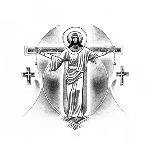 Neklace With Jesus On The Cross