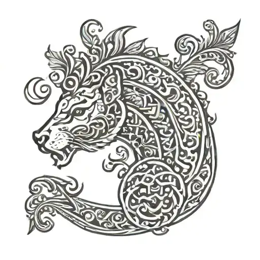 Design A Tattoo Design About Iranian Culture That Is Suitable For A Tattoo Cover