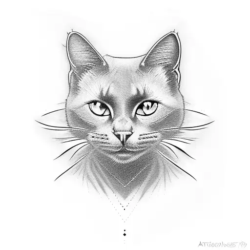 Black Cat Satanic Style