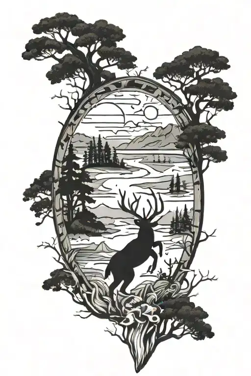 Hunting Landscape Encased