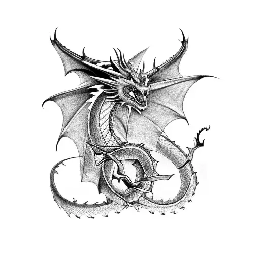 Dragon With Horn
