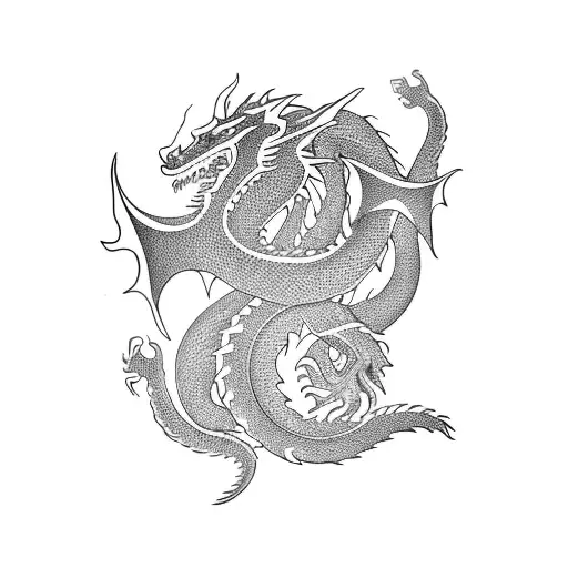 Dragon Surrounding Bonsai