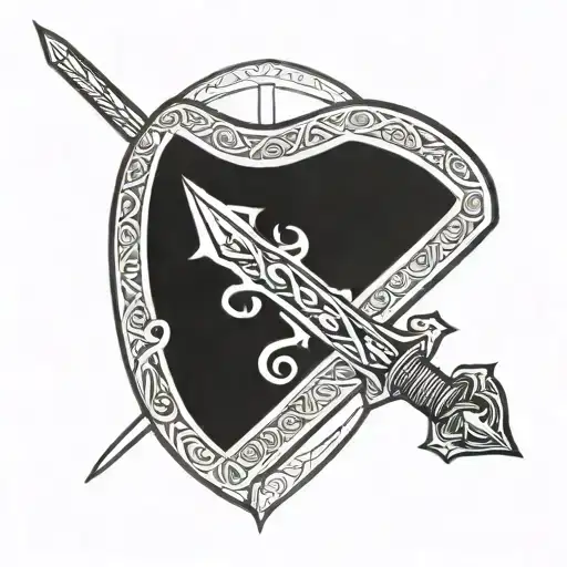 God Of War Sword Shield