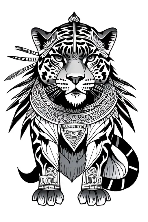 Aztec Jaguar Warrior