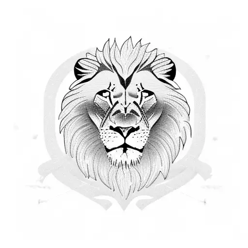 A Majestic Lion Lifting Weights At The Gym